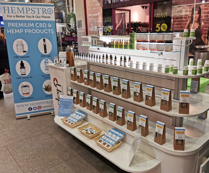A CBD oil and Supplement kiosk opens up in Eden Shopping Centre High Wycombe.